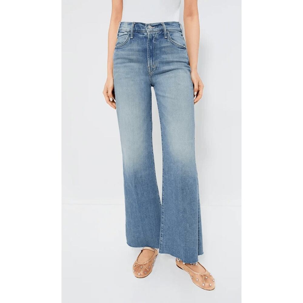 Mother SUPERIOR Hustler Roller Fray NWT size 34 I Confess Wide Leg